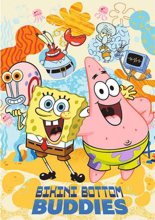 SpongyaBob Kockanadrág Trefl 1000 darabos kirakó puzzle (TR - 12081) - puzzlegarden