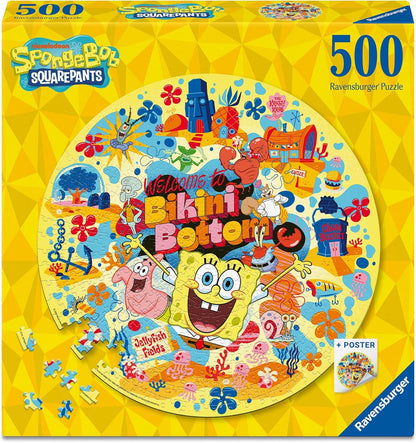 SpongyaBob Ravensburger 500 darabos kirakó puzzle (RA-12001657) - puzzlegarden