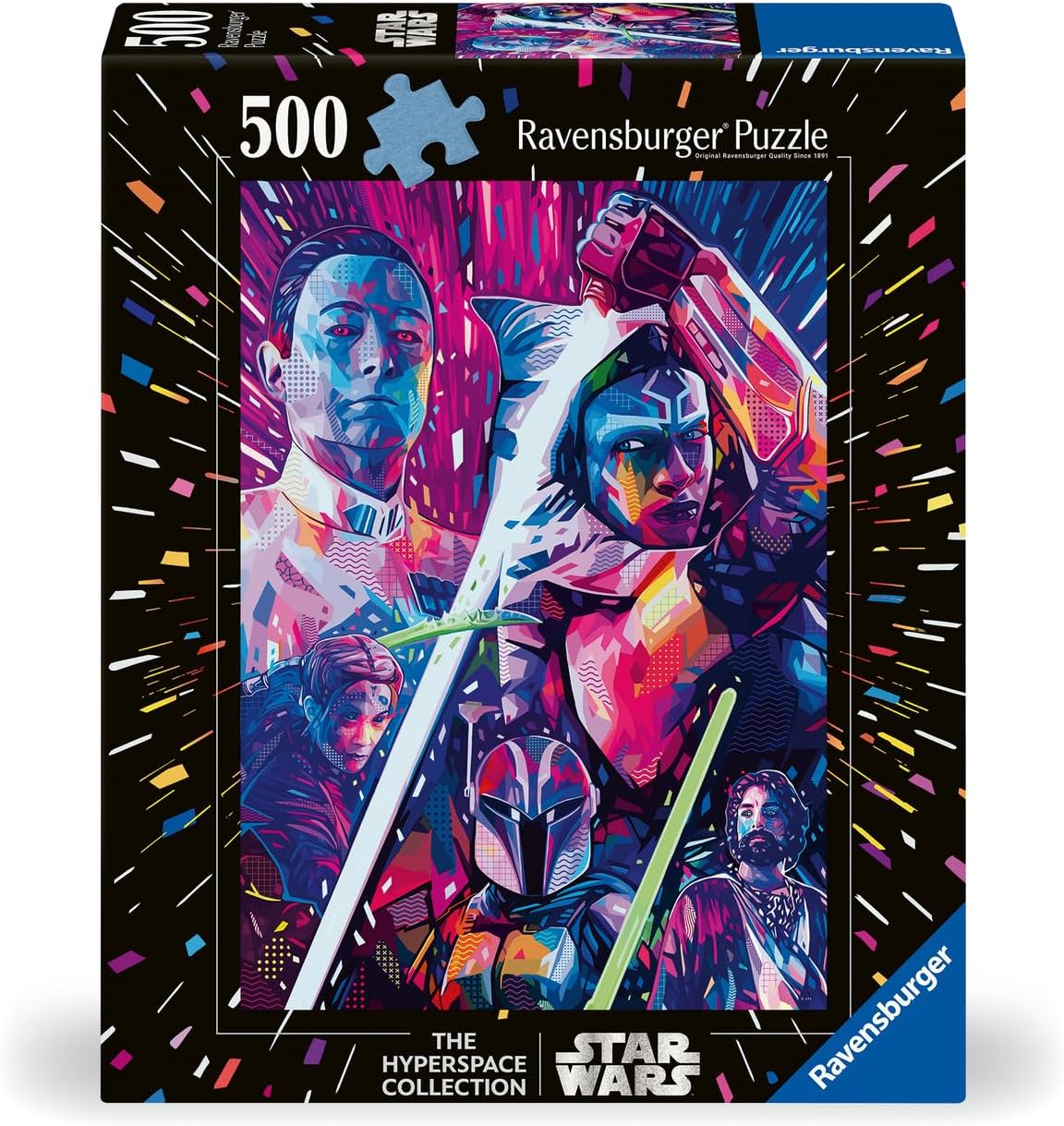 Star Wars - Ahsoka - XXL Ravensburger 500 darabos kirakó puzzle (RA - 12001340 4005555013402) - puzzlegarden