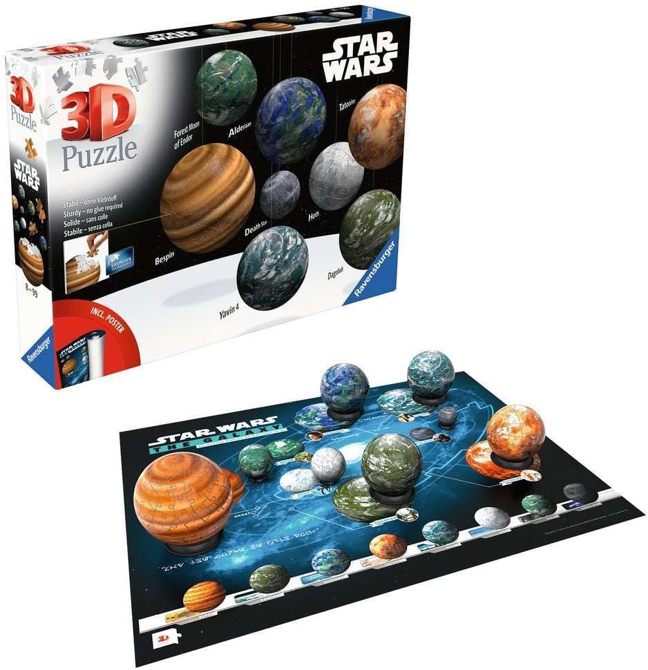 Star Wars Galaxis - 3D Ravensburger 531 darabos kirakó puzzle (RA-11577) - puzzlegarden