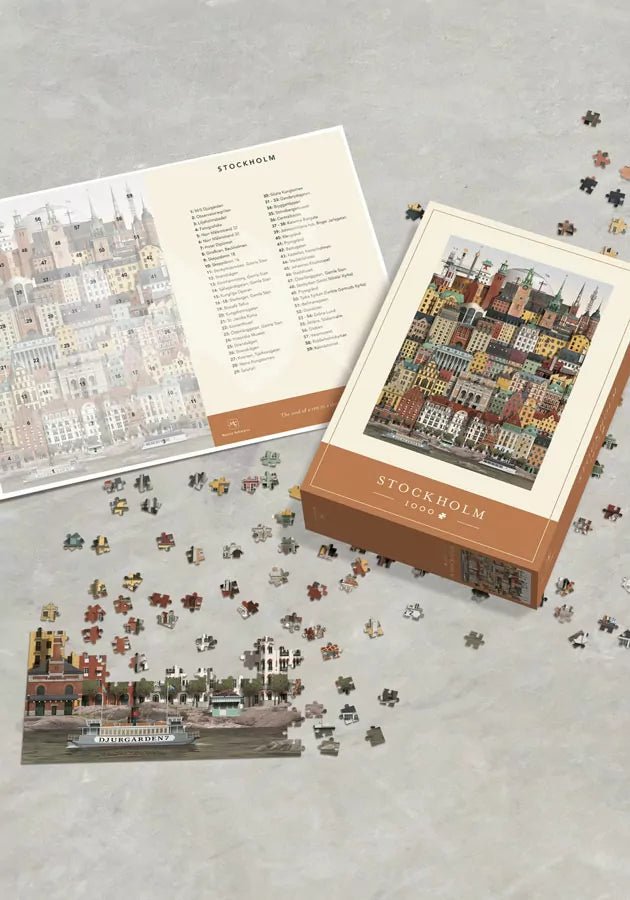 Stockholm Martin Schwartz 1000 darabos kirakó puzzle (MS-MS1603-2) - puzzlegarden