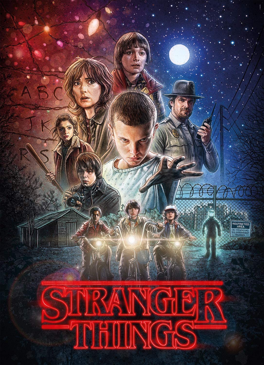 Stranger Things 1. Évad Clementoni 1000 darabos kirakó puzzle (CL-39542 8005125395422) - puzzlegarden