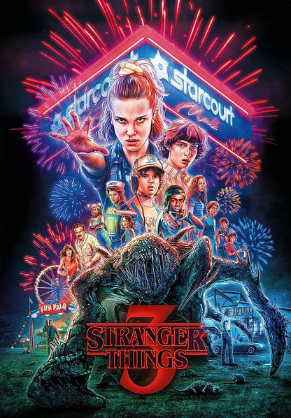 Stranger Things 3. évad Clementoni 1000 darabos kirakó puzzle (CL-39653 8005125396535) - puzzlegarden