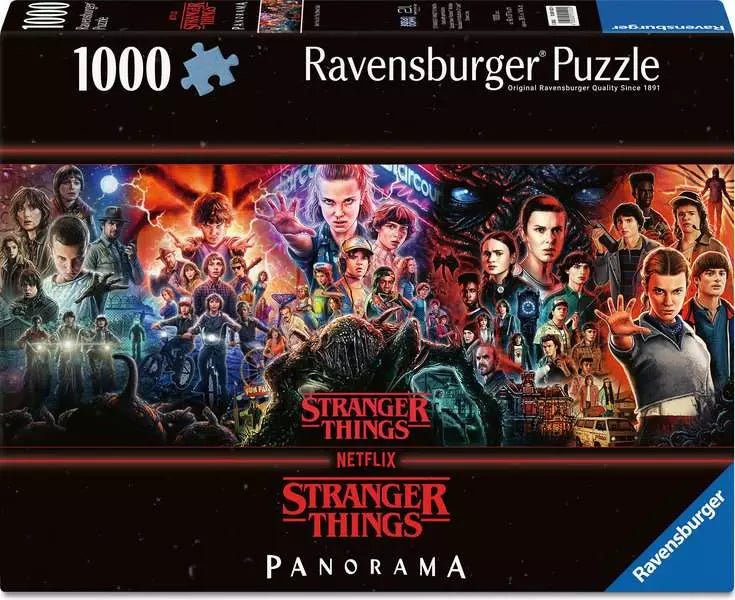 Stranger Things - Találkozunk a túloldalon - panoráma Ravensburger 1000 darabos kirakó puzzle (RA-12001502) - puzzlegarden