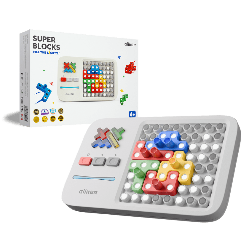 Super Blocks - elektronikus logikai játék Giiker egyéb darabos kirakó puzzle (GI-6971421890201) - puzzlegarden