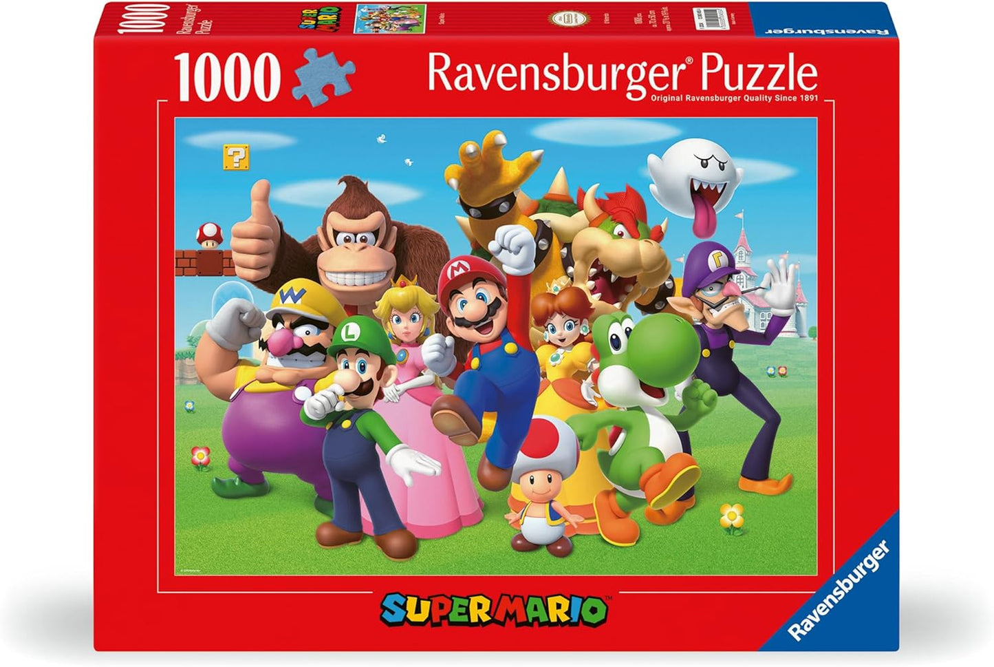 Super Mario Ravensburger 1000 darabos kirakó puzzle (RA - 12000455 4005555004554) - puzzlegarden