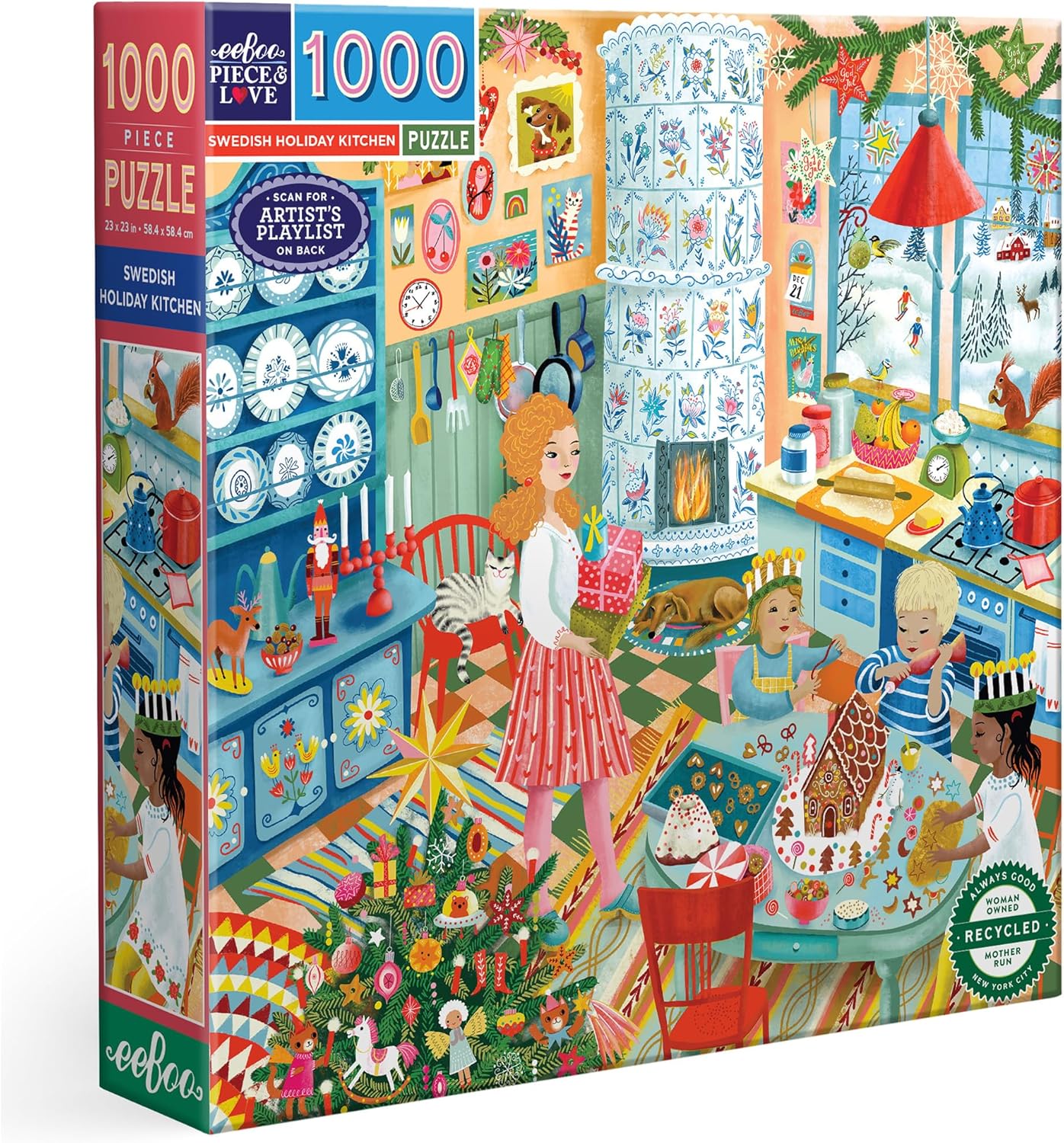 Svéd ünnepi konyha Eeboo 1000 darabos kirakó puzzle (EB-PZT750) - puzzlegarden