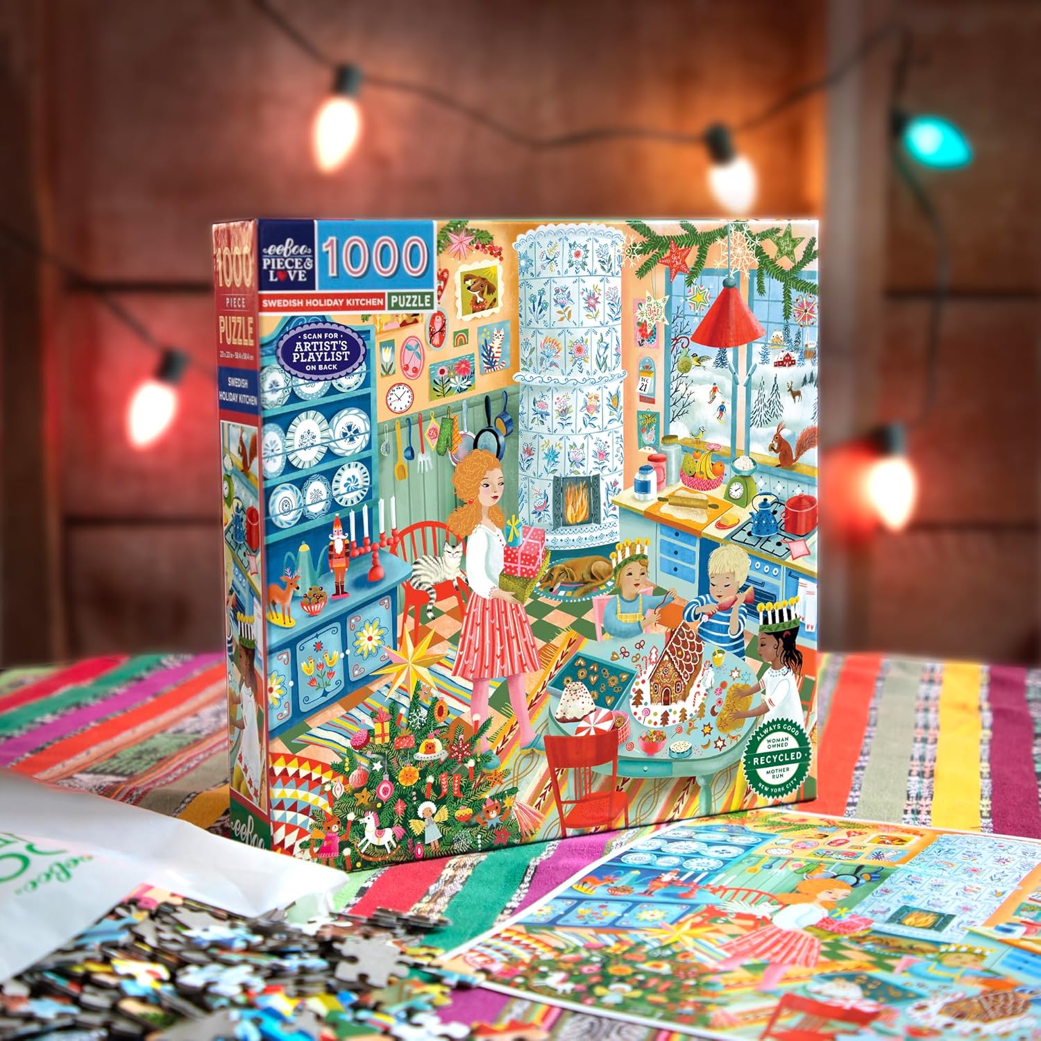 Svéd ünnepi konyha Eeboo 1000 darabos kirakó puzzle (EB-PZT750) - puzzlegarden