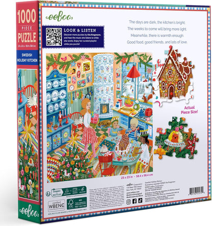 Svéd ünnepi konyha Eeboo 1000 darabos kirakó puzzle (EB-PZT750) - puzzlegarden