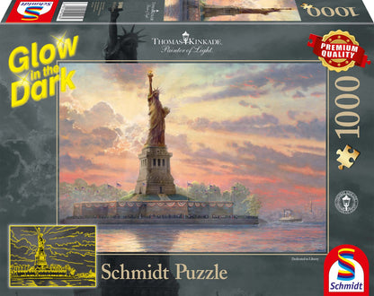 Szabadság-szobor Alkonyatkor Schmidt 1000 darabos kirakó puzzle (SCH-59498 4001504594985) - puzzlegarden