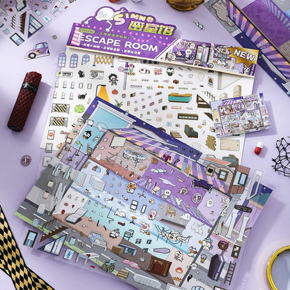 Szabadulószoba - matricajelenet Simno 1 darabos kirakó puzzle (SN-6941776324201) - puzzlegarden