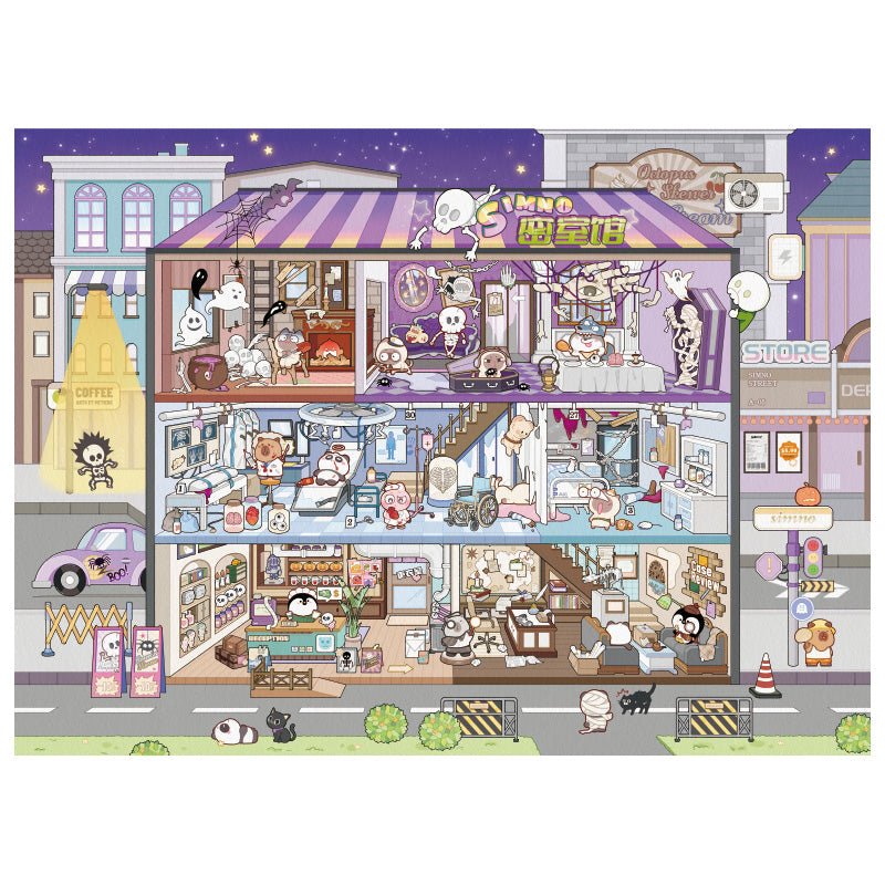 Szabadulószoba - matricajelenet Simno 1 darabos kirakó puzzle (SN-6941776324201) - puzzlegarden