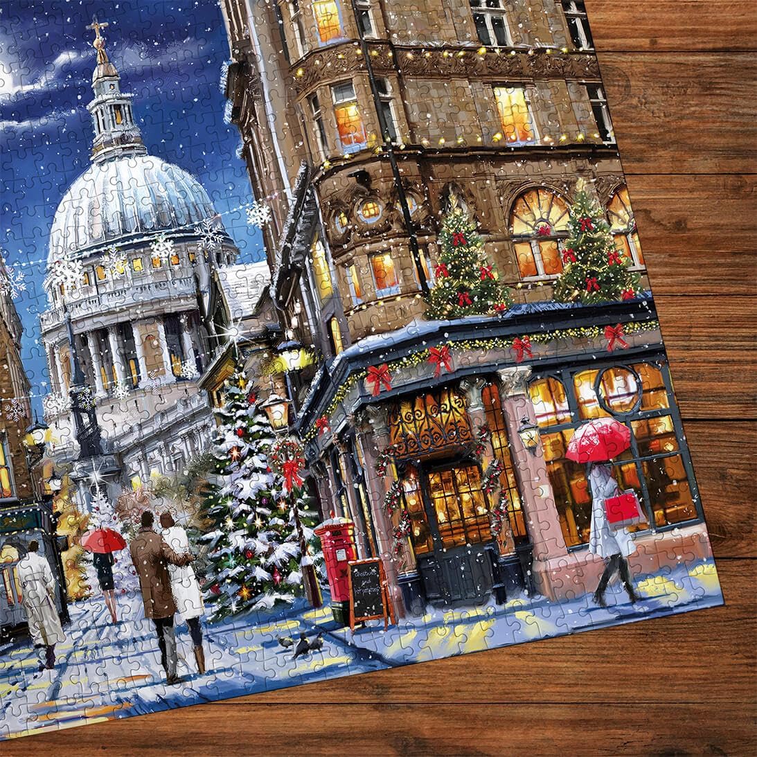 Szent Pál - székesegyház karácsonykor Gibsons 1000 darabos kirakó puzzle (G - G6449) - puzzlegarden