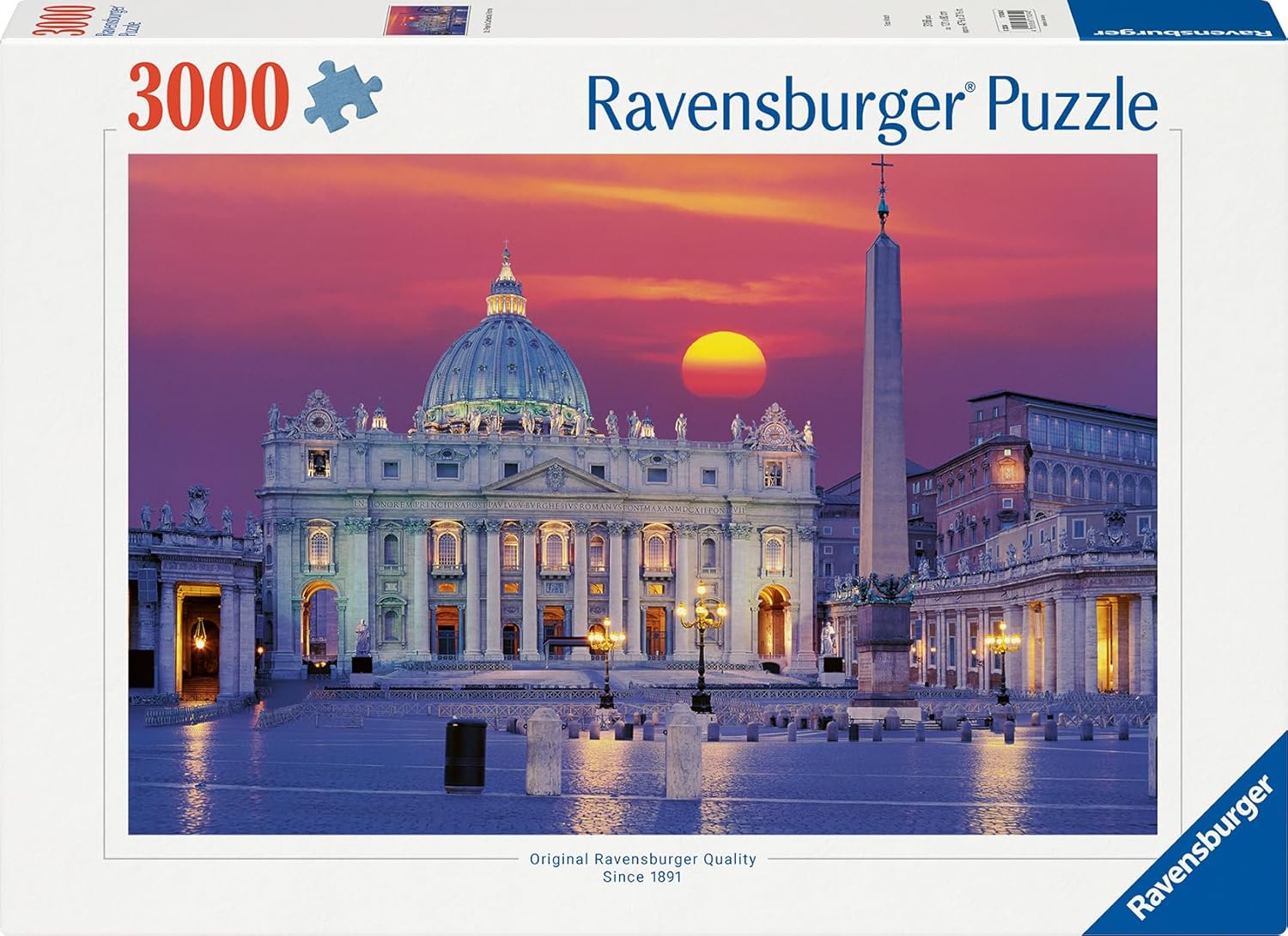 Szent Péter - bazilika, Róma Ravensburger 3000 darabos kirakó puzzle (RA-17034) - puzzlegarden