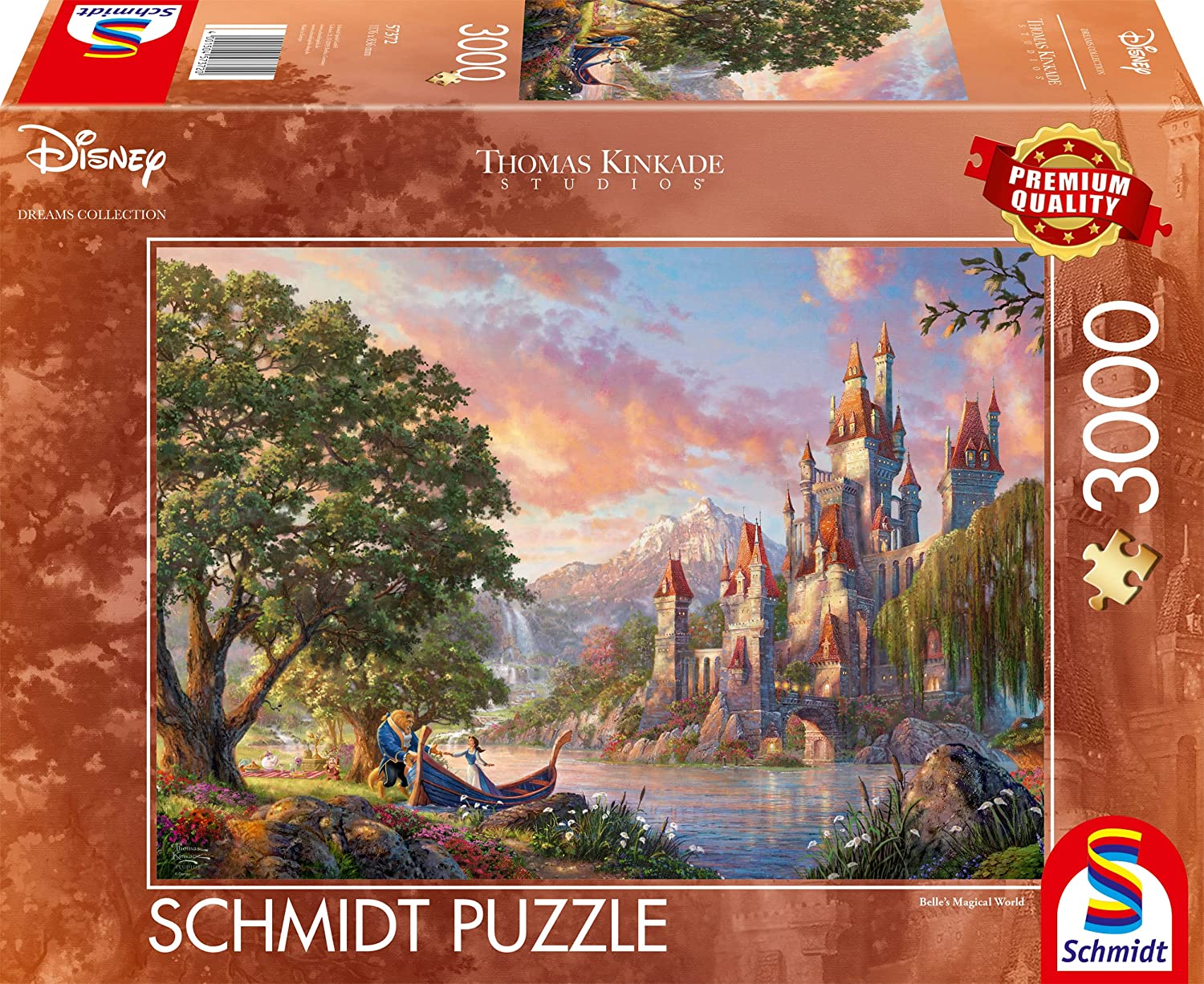 Szépség és a Szörnyeteg - Belle Varázslatos Világa Schmidt 3000 darabos kirakó puzzle (SCH-57372 4001504573720) - puzzlegarden