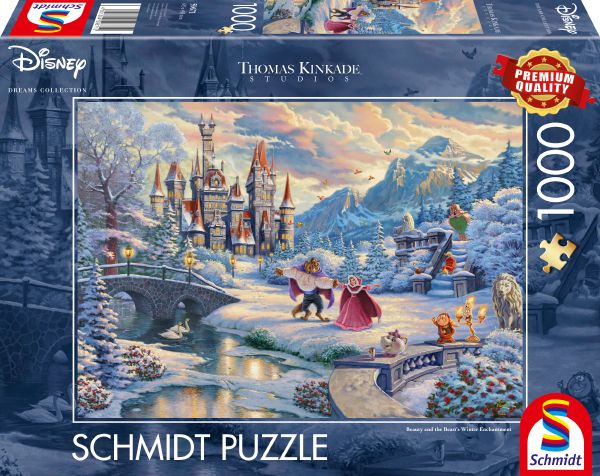 Szépség és a Szörnyeteg - Varázslatos téli Este Schmidt 1000 darabos kirakó puzzle (SCH-59671 4001504596712) - puzzlegarden