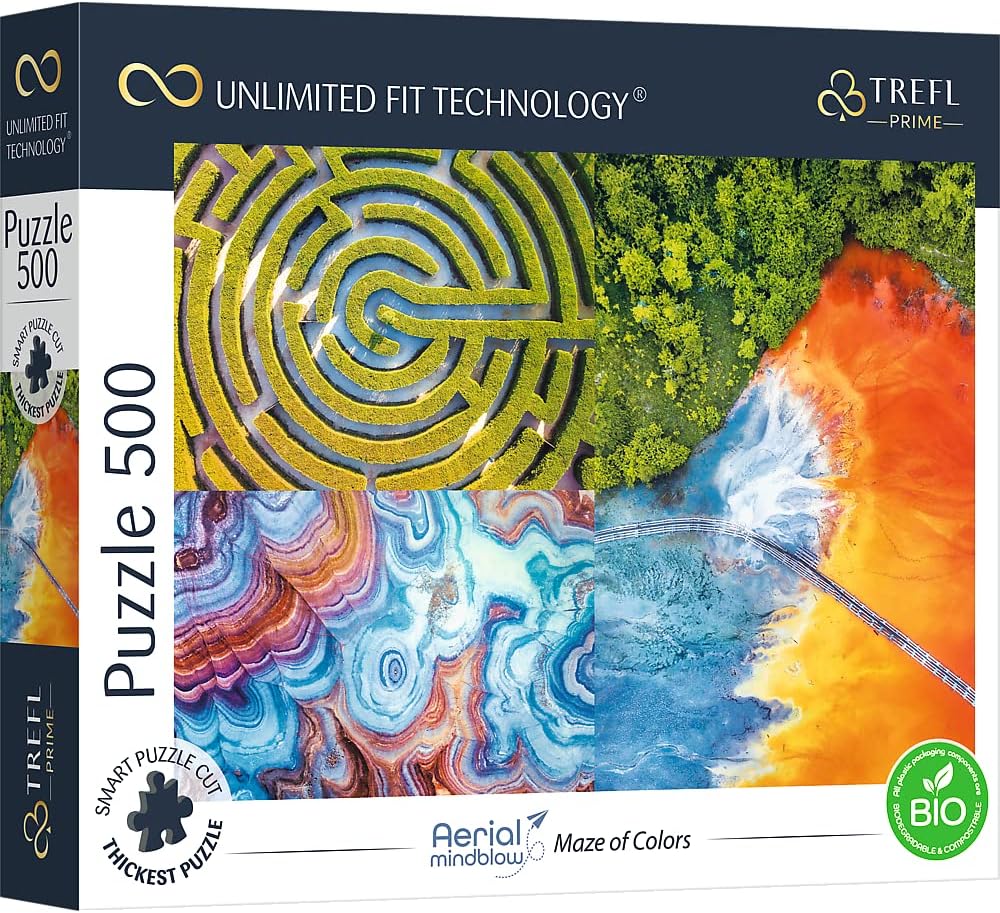 Színek Labirintusa Trefl Prime 500 darabos kirakó puzzle (TR-37460 5900511374605) - puzzlegarden