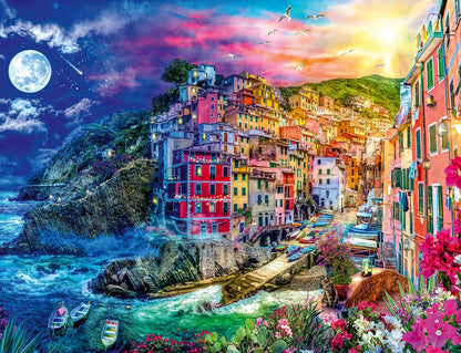 Színes Cinque Terre Ravensburger 2000 darabos kirakó puzzle (RA - 12000803 4005555008033) - puzzlegarden