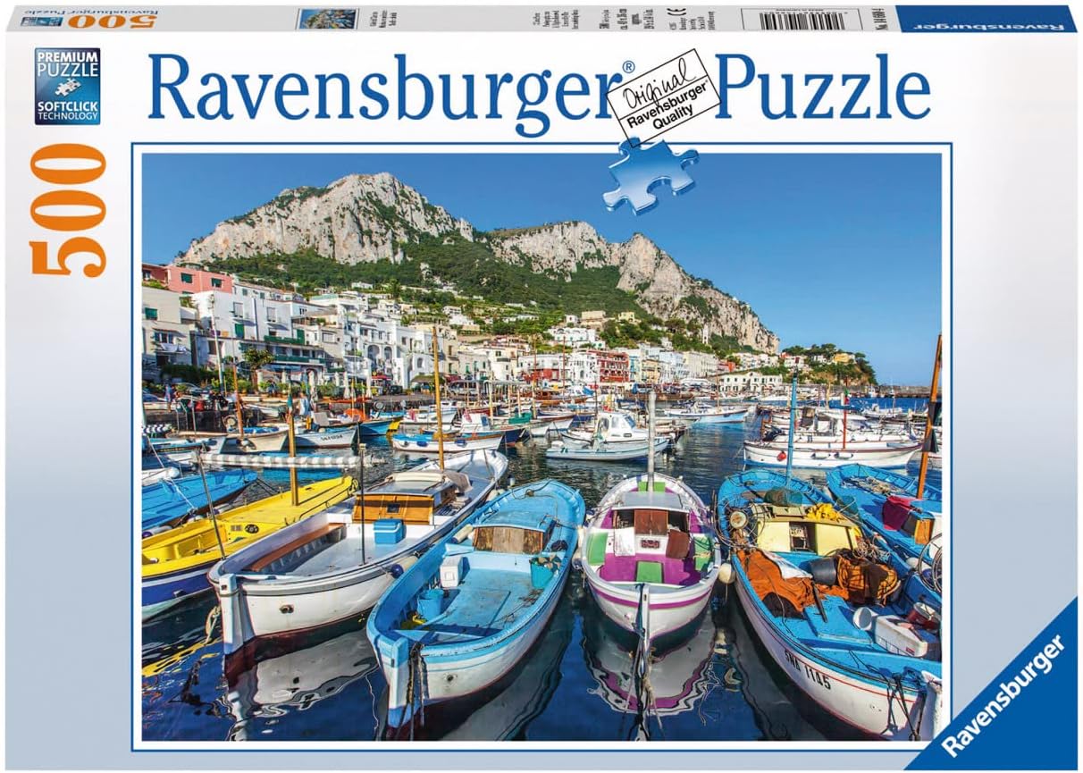 Színes kikötő Ravensburger 500 darabos kirakó puzzle (RA-14660 4005556146604) - puzzlegarden