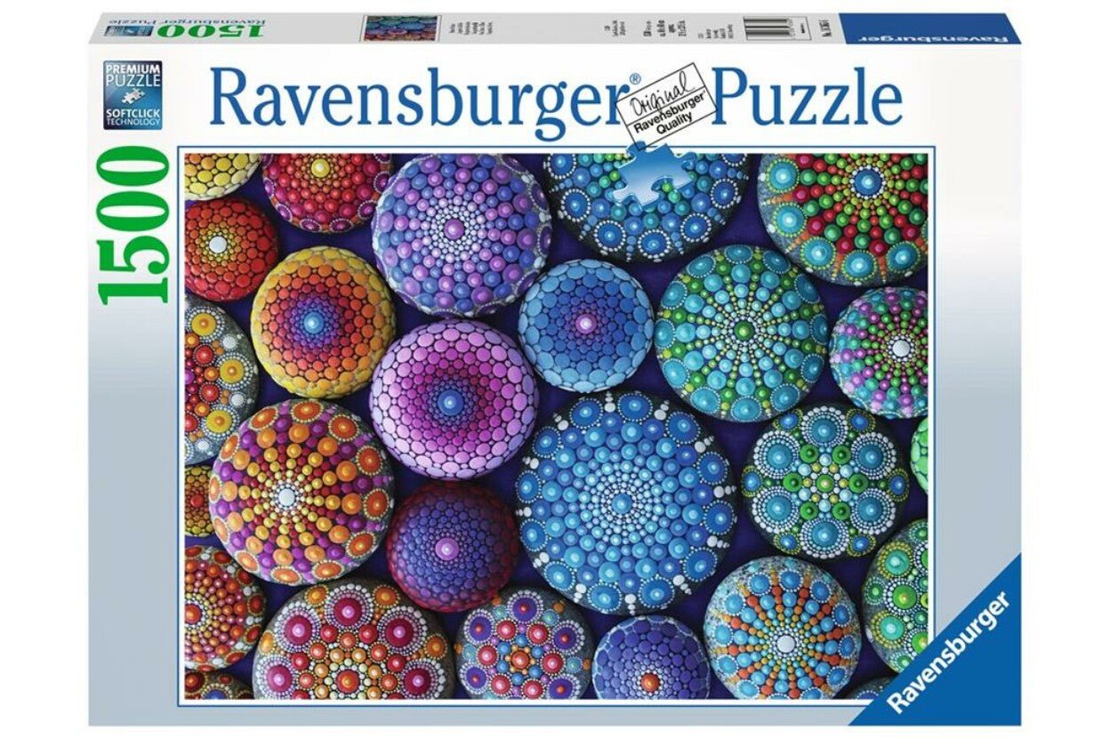 Színes Kövek Ravensburger 1500 darabos kirakó puzzle (RA-16365 4005556163656) - puzzlegarden