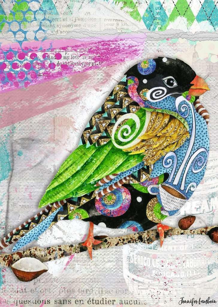 Színes madár Ravensburger 1000 darabos kirakó puzzle (RA - 12001438) - puzzlegarden