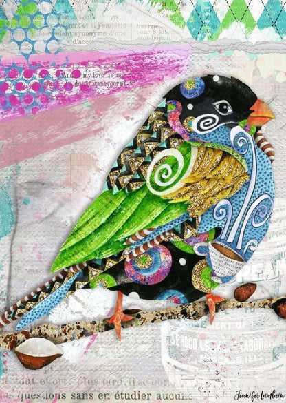 Színes madár Ravensburger 1000 darabos kirakó puzzle (RA - 12001438) - puzzlegarden