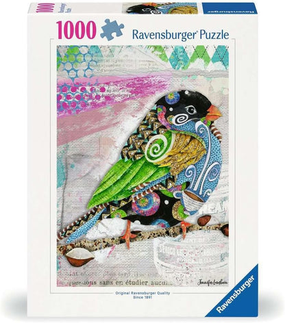 Színes madár Ravensburger 1000 darabos kirakó puzzle (RA - 12001438) - puzzlegarden