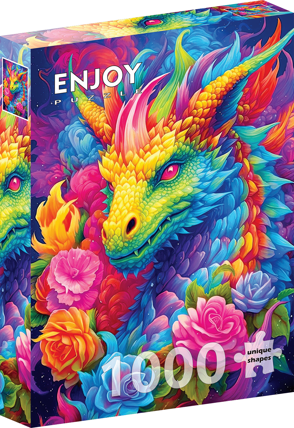 Színes Sárkány Enjoy 1000 darabos kirakó puzzle (EN-2176 5949194021765) - puzzlegarden