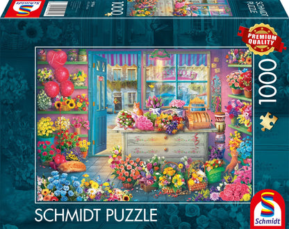 Színes Virágbolt Schmidt 1000 darabos kirakó puzzle (SCH-59764 4001504597641) - puzzlegarden