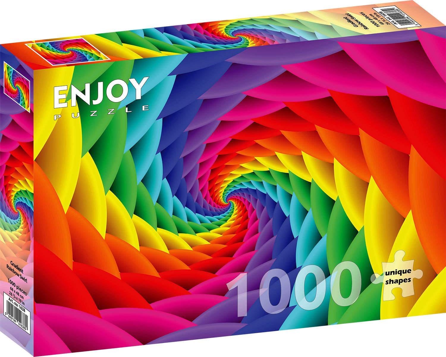 Szivárvány Örvény ENJOY 1000 darabos kirakó puzzle (EN-1638 5949194016389) - puzzlegarden