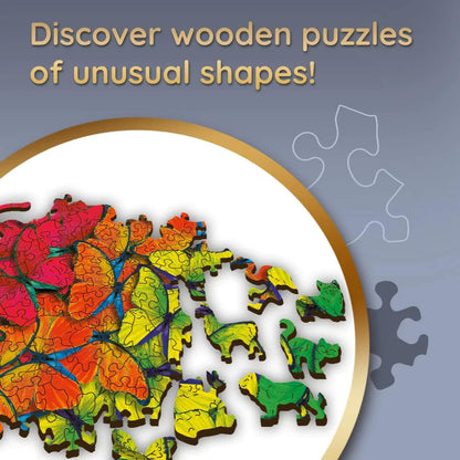 Szivárvány Pillangók - Fa kirakó Trefl Wood Craft 500 darabos kirakó puzzle (TR - 20159 5900511201598) - puzzlegarden