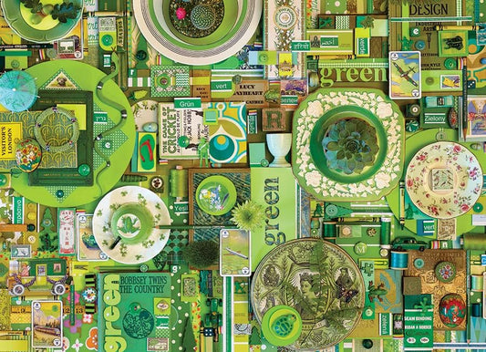 Szivárvány - Zöld Cobble Hill 1000 darabos kirakó puzzle (CH - 40059) - puzzlegarden
