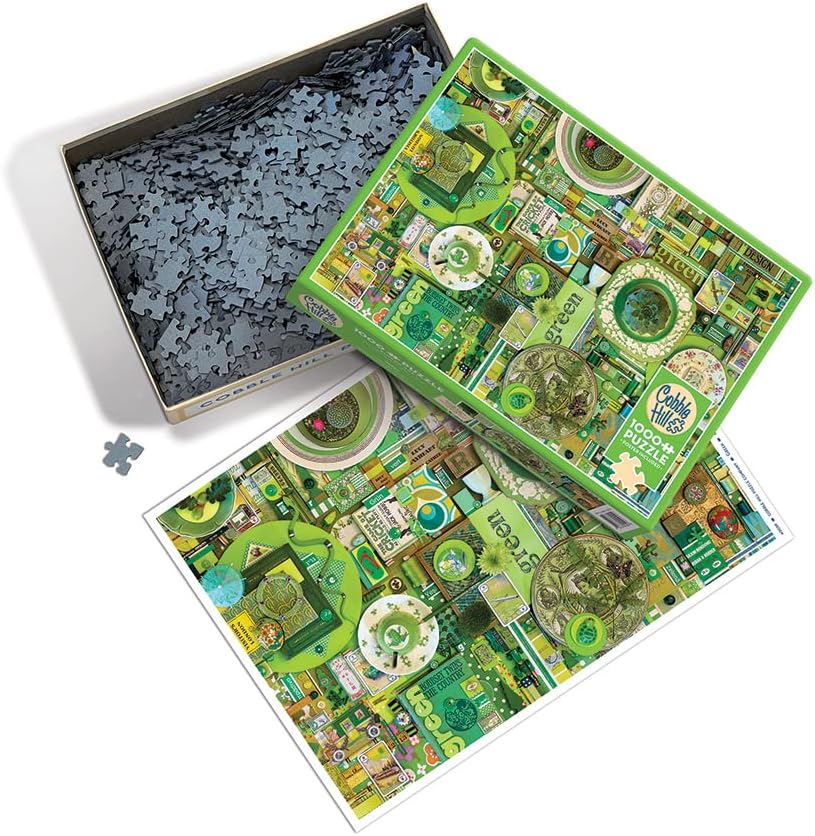 Szivárvány - Zöld Cobble Hill 1000 darabos kirakó puzzle (CH - 40059 625012400596) - puzzlegarden