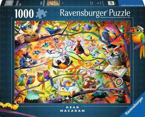 Szorgos Madárkák Ravensburger 1000 darabos kirakó puzzle (RA - 12001023 4005555010234) - puzzlegarden