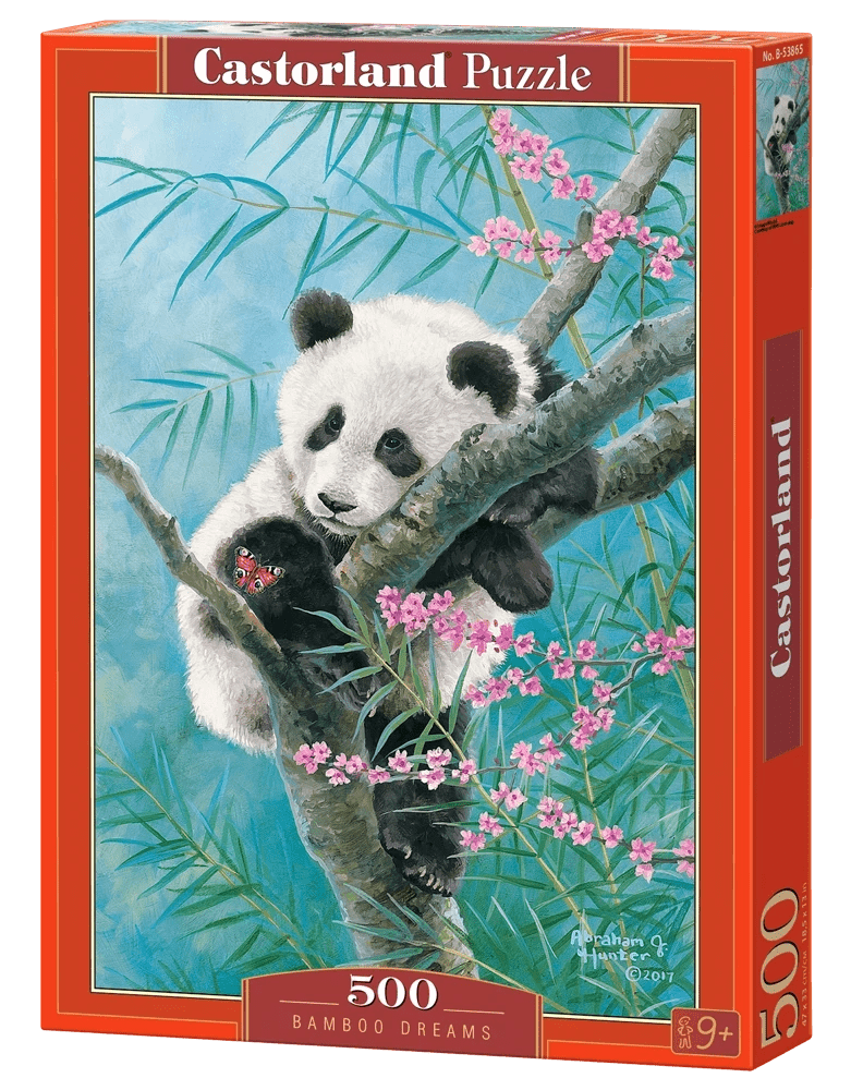 Szunyókáló Panda Castorland 500 darabos kirakó puzzle (B-53865 5904438053865) - puzzlegarden