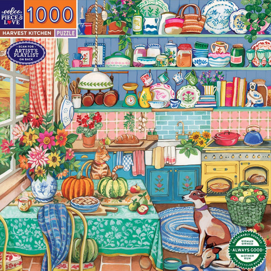 Szüreti konyha Eeboo 1000 darabos kirakó puzzle (EB-EPZT488) - puzzlegarden