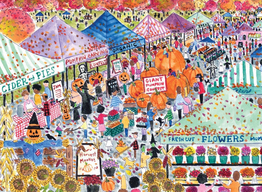 Szüreti Piac Galison 1000 darabos kirakó puzzle (GA-9780735386631) - puzzlegarden