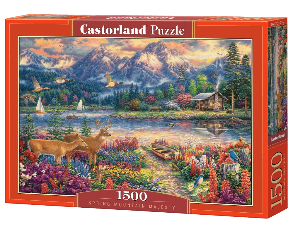 Tavasz a hegyekben Castorland 1500 darabos kirakó puzzle (C-152131 5904438152131) - puzzlegarden