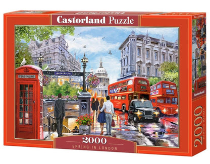 Tavasz Londonban Castorland 2000 darabos kirakó puzzle (C-200788 5904438200788) - puzzlegarden