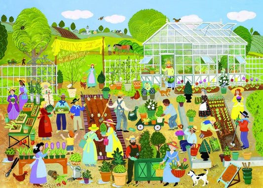 Tavaszi növényvásár Alipson 500 darabos kirakó puzzle (AL-50122) - puzzlegarden