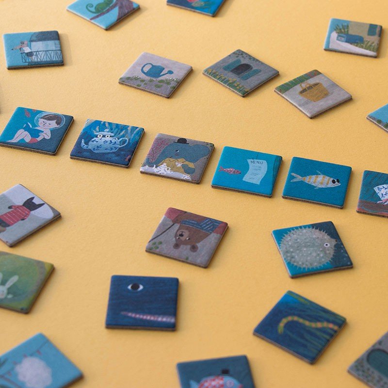 Teázás a tengerparton Londji 100 darabos kirakó puzzle (LN-PZ569U) - puzzlegarden