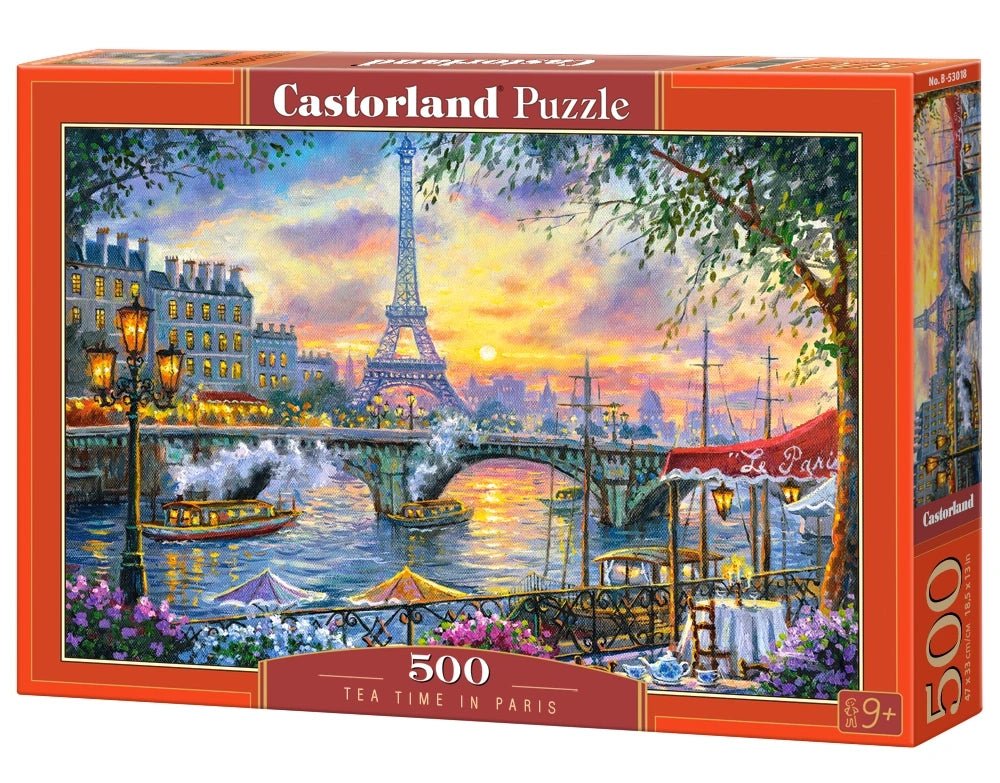 Teázás Párizsban Castorland 500 darabos kirakó puzzle (C-B-53018 5904438053018) - puzzlegarden