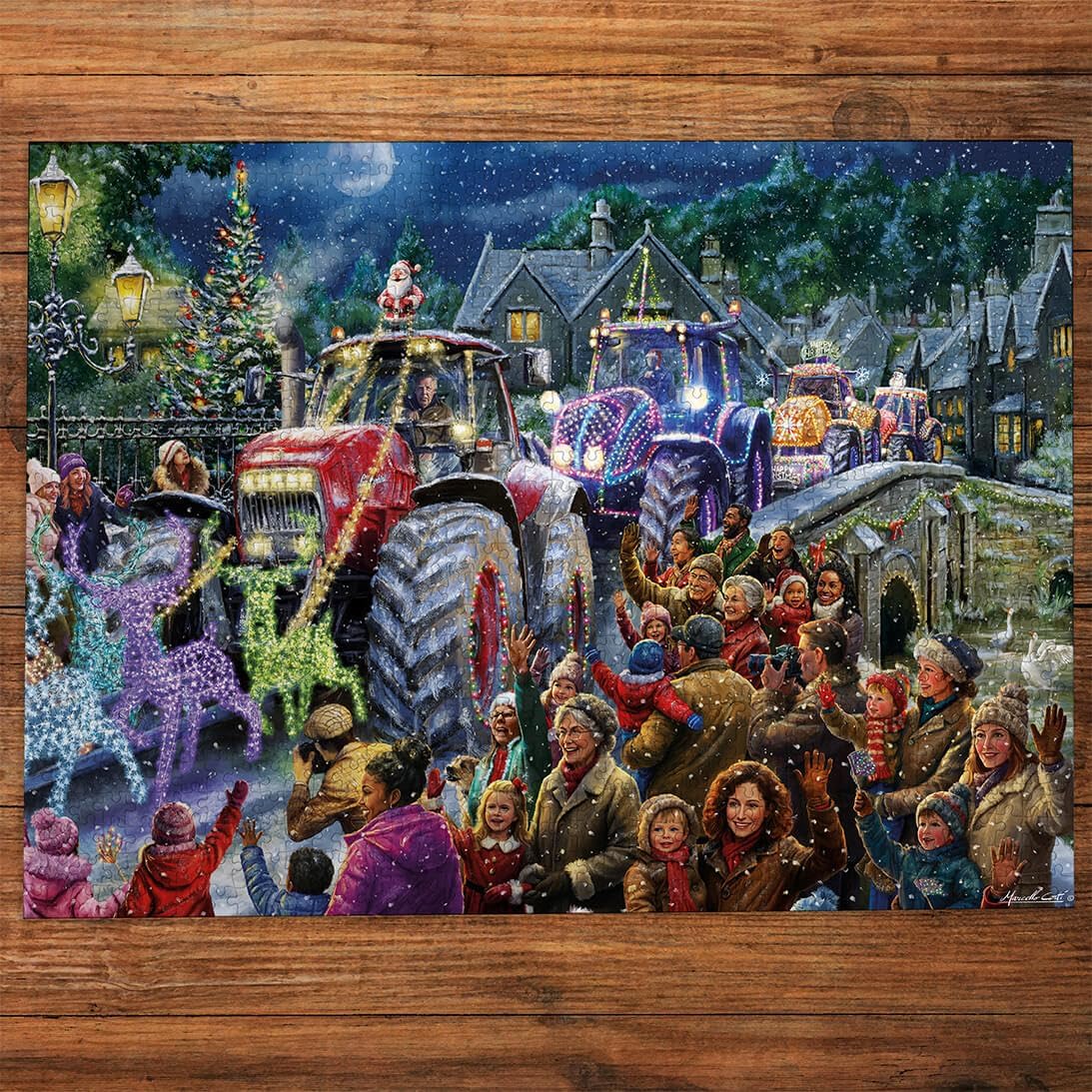 Télapó a farmon Gibsons 1000 darabos kirakó puzzle (G - G6439) - puzzlegarden