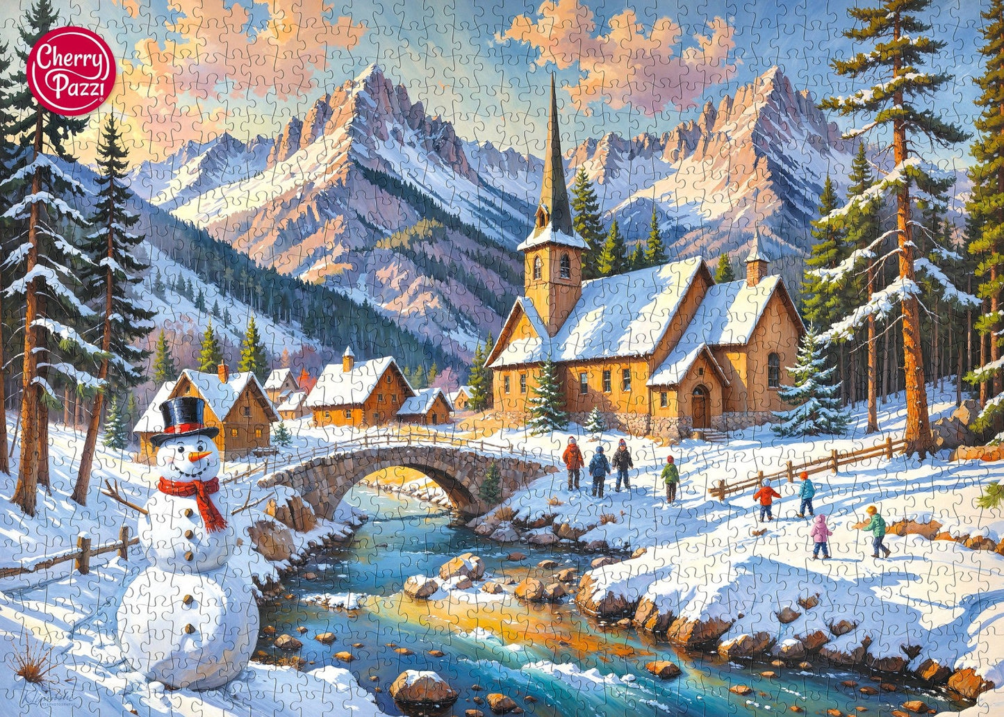 Téli csodaország Cherry Pazzi 1000 darabos kirakó puzzle (CP-31278) - puzzlegarden