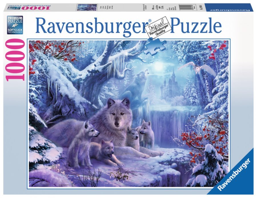 Téli Farkasok Ravensburger 1000 darabos kirakó puzzle (RA-19704 4005556197040) - puzzlegarden