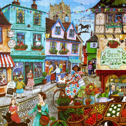 Tengerparti falu Eeboo 1000 darabos kirakó puzzle (EB-EPZT690) - puzzlegarden