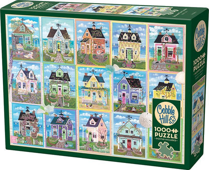 Tengerparti házikók Cobble Hill 1000 darabos kirakó puzzle (CH - 40285 625012402859) - puzzlegarden