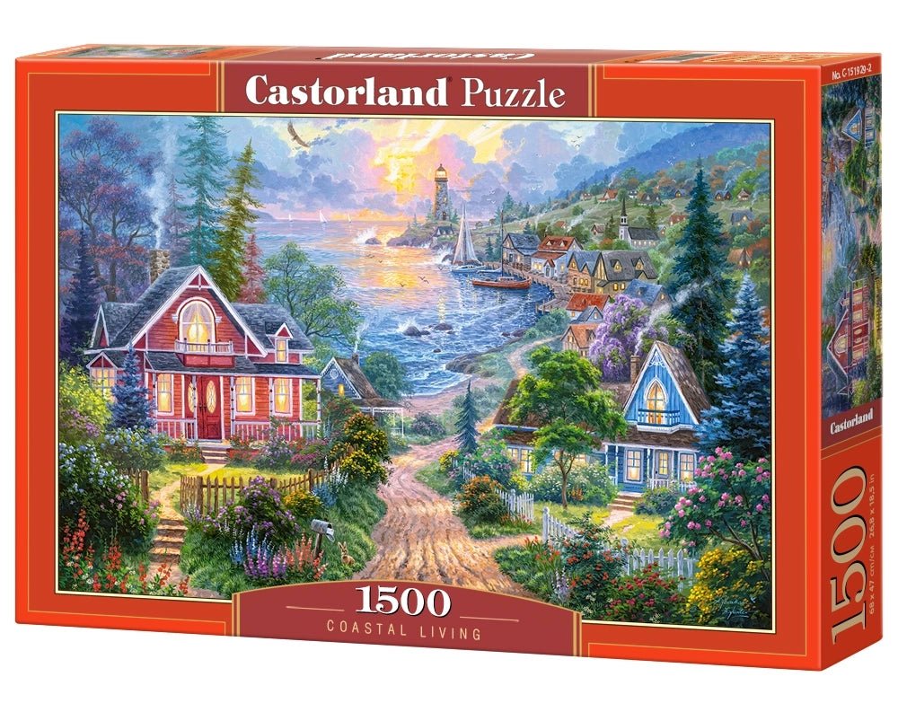 Tengerparti idill Castorland 1500 darabos kirakó puzzle (C-151929 5904438151929) - puzzlegarden