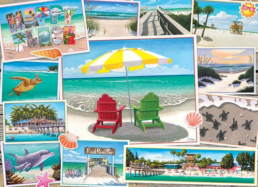 Tengerparti pihenés Cobble Hill 1000 darabos kirakó puzzle (CH - 40279) - puzzlegarden