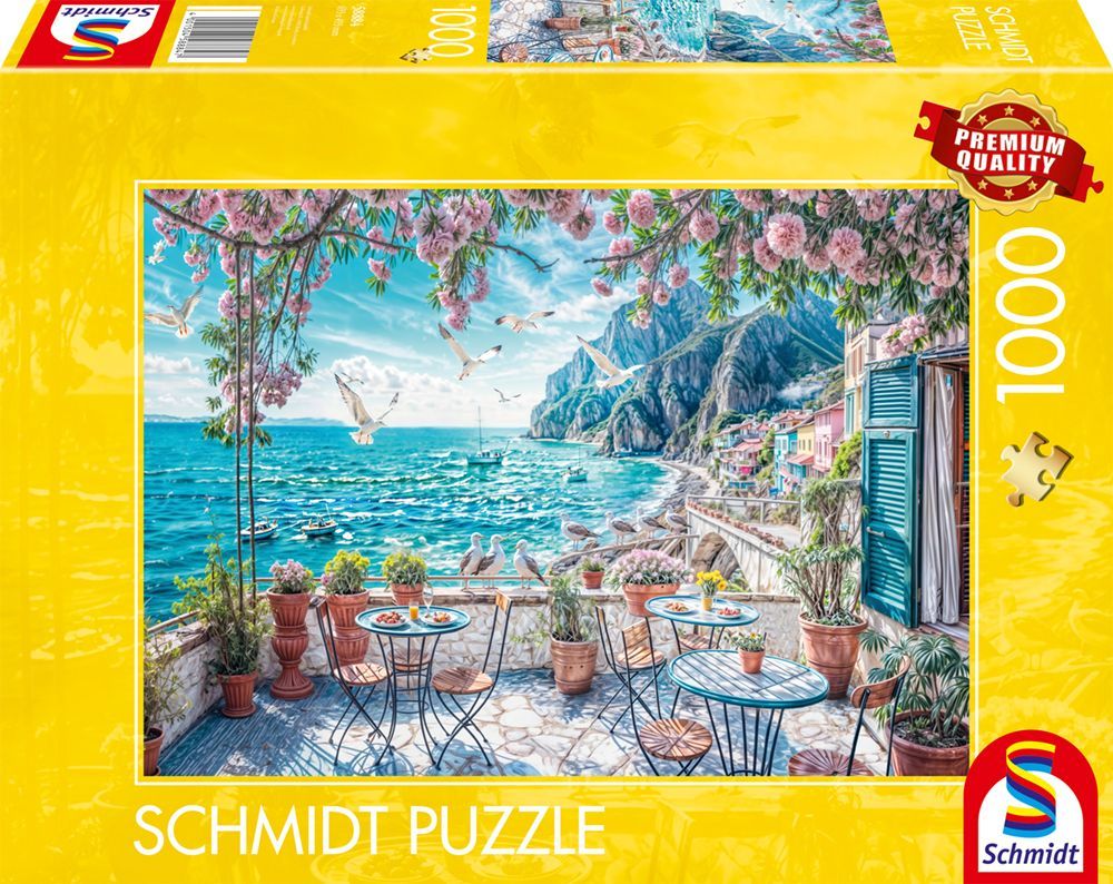 Terasz a tengerparton Schmidt Spiele 1000 darabos kirakó puzzle (SCH-58884) - puzzlegarden